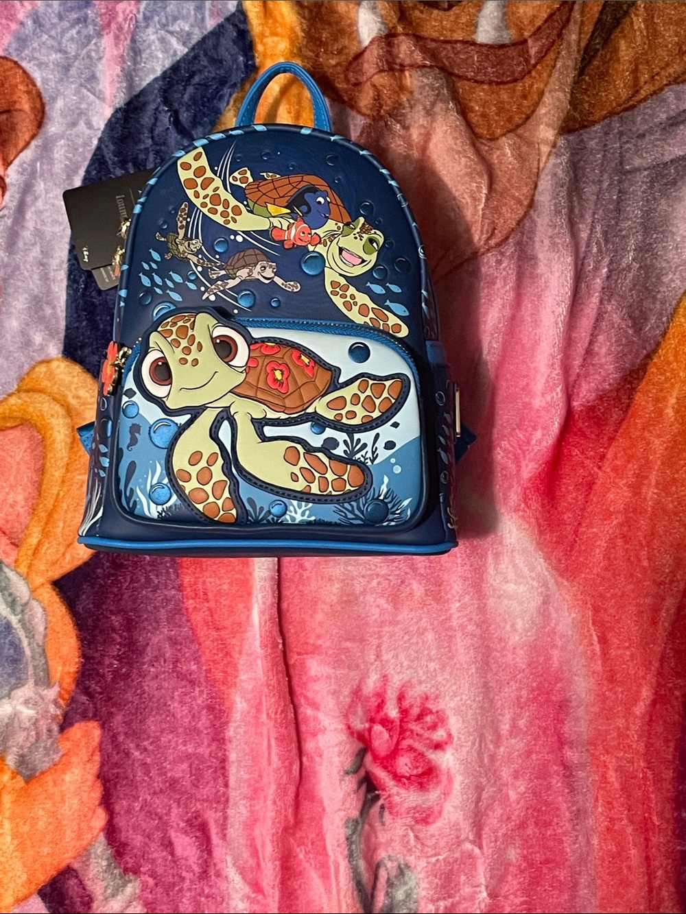 Finding Nemo Turtles Loungefly Mini Backpack